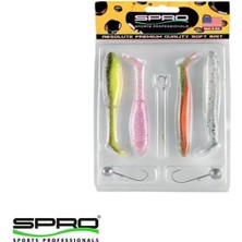 Spro Ready 4 Fish Silikon Yem & Jig Head Seti B11