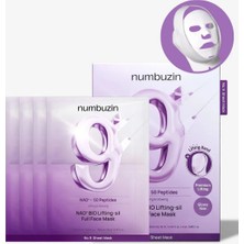 Numbuzin No.9 Nad Bio Lifting Full Cover Facial Mask - Nad+ ve Kolajen Içeren Yenileyici, Sıkılaştırıcı ve Lifting Etkili Maske 4ADET