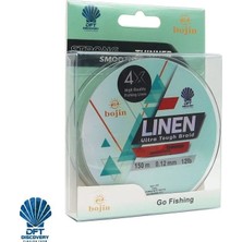 Dft Bojin 4x Linen Ip Misina 0.12 mm  150 M  Yeşil