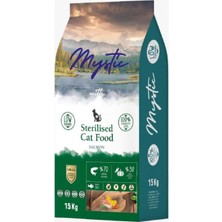 Mystic Az Tahıl Somonlu Sterilised Kedi 15 kg