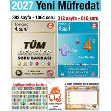Tonguç Akademi 4. Sınıf Tüm Dersler 2027 Soru Bankası 0'dan 4'e Konu Anlatımlı Seti