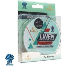 Dft Bojin 4x Linen Ip Misina 0.10 mm  150 M  Yeşil
