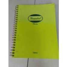 Taksa Sprialli A4 Çizgili Defter Dosya Delikli