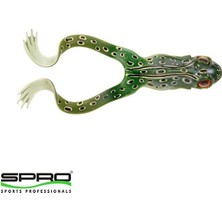Spro Iris The Frog 10CM Silikon Yem Uv Natural Green