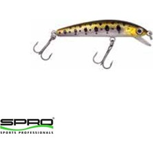 Spro Pc Chart Back Gold Trout 5cm