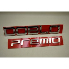 Baslar Oto Bagaj Kapağı Doblo ve Premio Yazısı Takımı