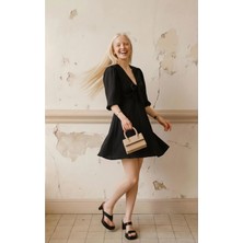 Lizay Dress Kelebek Ipli Mini Elbise