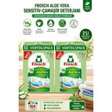 Frosch Aloe Vera Hassas Ciltler Için Toz Çamaşır Deterjanı 3,432 kg 52 Yıkama 2'li Set