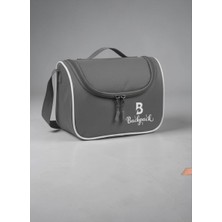 Sırımsı Backpack Folyolu Isı Yalıtımlı Lüx Günlük İlkokul Ortaokul Okul Gezi Beslenme Çantası Gri