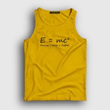 Presmono Unisex Sarı Energy Milk Coffee Science Albert Einstein Atlet