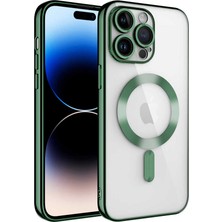 iPhone 14 Pro Max Kılıf Magsafe Kamera Lens Korumalı Logo Gösteren Ince Hafif Cherena