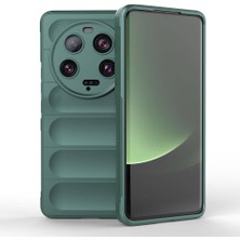 Xiaomi Mi 13 Ultra Kılıf Kamera Korumalı Esnek Silikon Parmak Şeritli Cherena