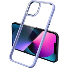 iPhone 13 Pro Max Kılıf Şeffaf Arka Yüz Kamera Yükseltili Silikon Cherena