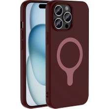 iPhone 14 Pro Max Kılıf Pastel Renkli Magsafe Kamera Yükseltili Silikon Cherena