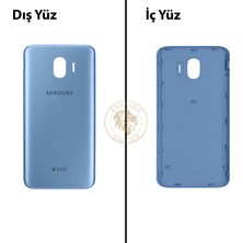 Arsking Samsung Galaxy J2 Pro 2018 J250 Mavi Renk Arka Kapak Arka Cam Batarya Kapağı Pil Kapağı Lazer Kesim Back Cover Galaxy J2 Pro Uyumlu