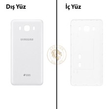 Arsking Samsung Galaxy J5 2016 J510 Beyaz Renk Arka Kapak Arka Cam Batarya Kapağı Pil Kapağı Lazer Kesim Back Cover Galaxy J5 2016 Uyumlu