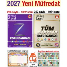 Tonguç Akademi 4. Sınıf Tüm Dersler 2027 Soru Zoru Bankası Seti 2 Kitap Yeni Müfredat