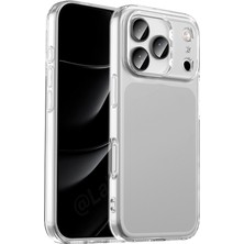 iPhone 17 Pro Max Kılıf Kamera Korumalı Şeffaf Kalın Üstün Koruma Silikon Cherena