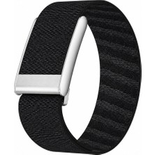 Sneezy Whoop Peak 5.0 ile Uyumlu Nylon Loop Ayarlanabilir Spor Kordon Gümüş Metal Kasalı