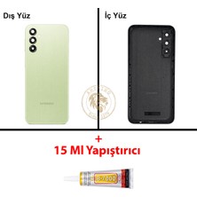 Arsking Samsung Galaxy A14 Açık Yeşil Renk Kasa + B7000 Yapıştırıcı Orta Kasa Gövde Full Kasa Kapak Middle Frame Housing Galaxy A14 Uyumlu