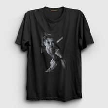 Presmono Unisex Siyah Grayscale Chris Hemsworth T-Shirt