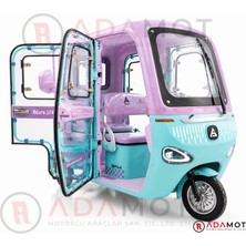 Sfm SF400 Plus Kapılı 3 Tekerlekli Elektrikli Motosiklet 1600W 30 Km/h 35-50 Km Menzil