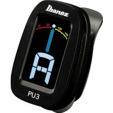 Ibanez Pu3-Bk Akort Aleti Tuner Chromatic Kromatik Clip Tuner - Black Pu-3
