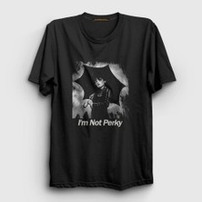 Presmono Unisex Siyah Perky Wednesday Addams Family Addams Ailesi T-Shirt