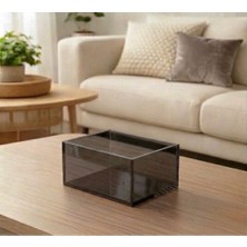 Trend Pleksi Çok Amaçlı Transparan Füme Pleksi Kutu (20CM x 15CM x 10CM)