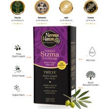 Nermin Hanım Zeytinliği Trilye - Filtresiz Erken Hasat Soğuk Sıkım Zeytinyağı 5 LT TNK