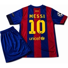 Mmt Spor F.c B.a.r.c.e.l.o.n.a 2015 Şampiyonlar Ligi Finali Lionel Messi Nostalji Çocuk Forması 2li Set 10 Numara
