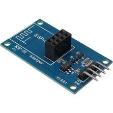 Hsc Bilişim Esp-01 ESP8266 Seri Wifi Modül Adaptörü 3.3V - 5V Voltaj Dönüştürücü Kartı
