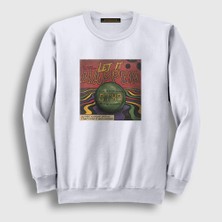 Presmono Unisex Beyaz Let It Happen Tame Impala Sweatshirt