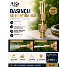 Ak Avm Yüksek Basınçlı Ayarlanabilir Bahçe Sulama  Araba Yıkama Tazyikli Su Püskürtme Tabancası