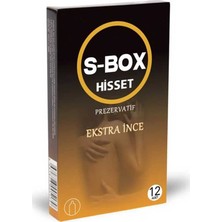 Belirtilmemiş S-Box Ekstra Ince Prezervatif 12LI Paket