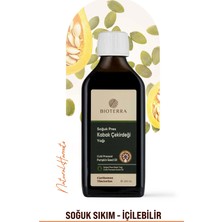 Bioterra Organik Kabak Çekirdeği Yağı – Soğuk Pres, Katkısız Çok Amaçlı Yağ 200 ml | Cold Pressed Pumpkin Seed Oil