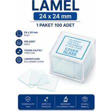 Labolist Lamel 24 x 24 mm - 1 Paket 100 Adet