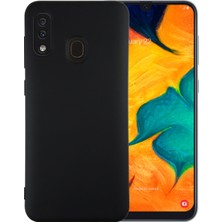 Case World Samsung Galaxy A30 ile Uyumlu Kılıf Premium Mat Ince Kamera Korumalı Silikon Kapak