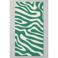 Luvis Store Abstract Wave Desenli Spor ve Fitness Havlusu 50X100 cm - Camgöbeği