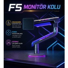 Nb F5 Ayarlanabilir Monitör Kolu 2-20 Kg|32-60 Rgb