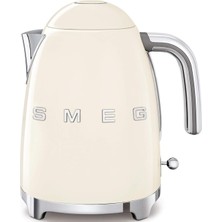 Ozka Concept Smeg KLF03CREU Su Isıtıcısı, 1,7 Litre Kapasiteli, Krom Paslanmaz Çelik, Ayarlanabilir Termostat, S