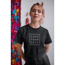 Umut Collection Unisex Erkek/kadın Özel Baskılı Modern Fit %100 Pamuk Bisiklet Yaka T-Shirt