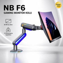 Nb F6 Ayarlanabilir Monitör Kolu 32-60 Inç 2-20 kg Rgb