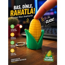 Otscraft Studio Mısır Koçanı Clicker Anahtarlık – Fidget & Stres Oyuncağı