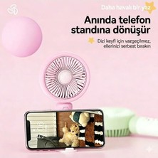 Ozka Concept Glr YS2257 Cute Zoo Edilebilir Taşınabilir El Fanı | 3 Kademeli Hız Ayarlı, Boyun Askıl