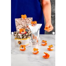 Es Dekor (3'lü Set) Cutie Paket Klipsi Sevimli Hayvan Figürlü