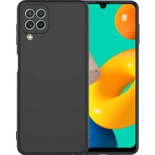 Case World Samsung Galaxy M32 ile Uyumlu Kılıf Premium Mat Ince Kamera Korumalı Silikon Kapak