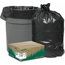 Uravas Store Earthsense Ticari RNW4850 Konserve Astarı 40X46, 40-45 Gal, 1,25 Mil, Siyah, (100&APOS;LÜ Kutu)