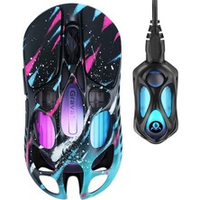 Ozka Concept Gravastar Mercury x Pro Oyun Faresi - 32.000 Dpi Paw 3950 Sensör, 8.000Hz Yoklama Hızı, Ma