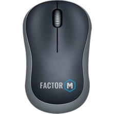 Ozka Concept Factor M M1 Süper Sessiz Kompact Mouse Siyah